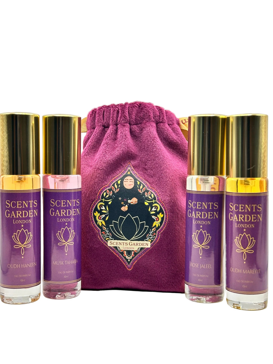 4 x 10ml Bottle Premium Spray Perfume Bundle